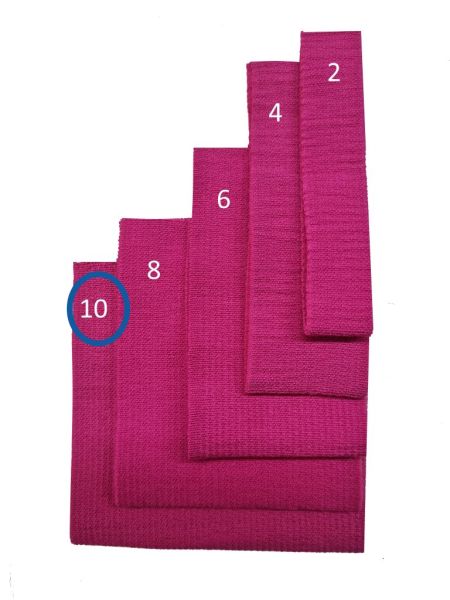 Körperbänder fuchsia 10 cm breit